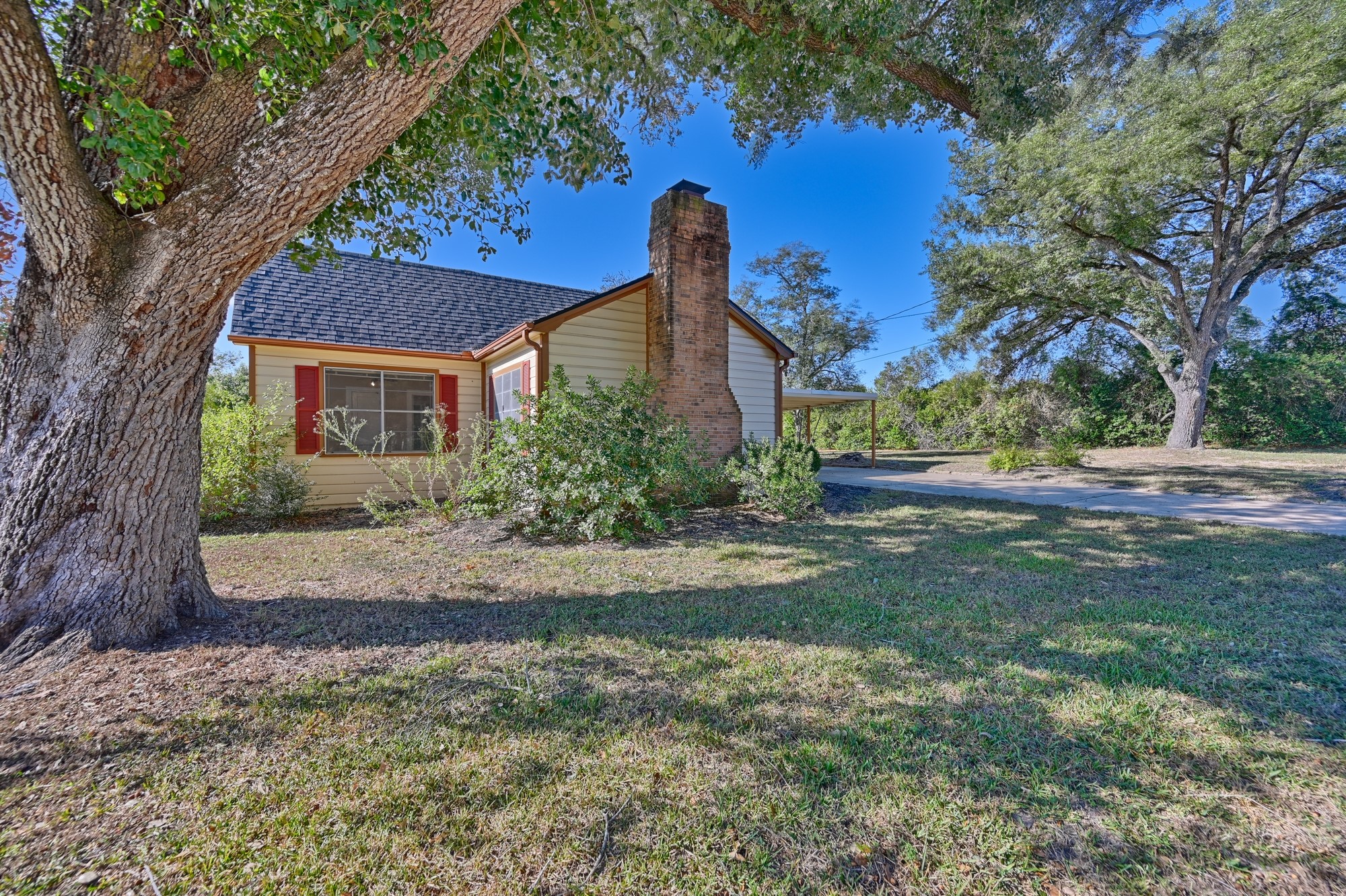 A Bellville, Texas neighborhood