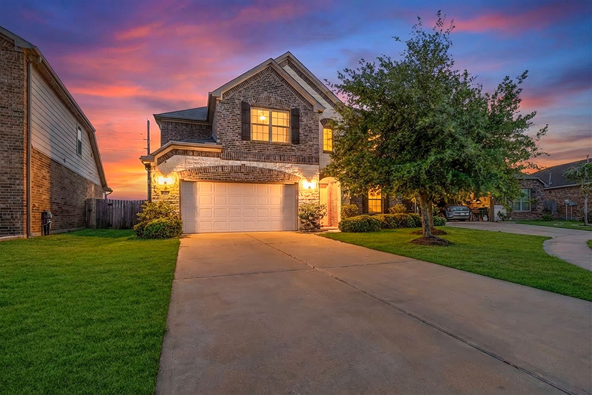 A Brookshire, Texas neighborhood