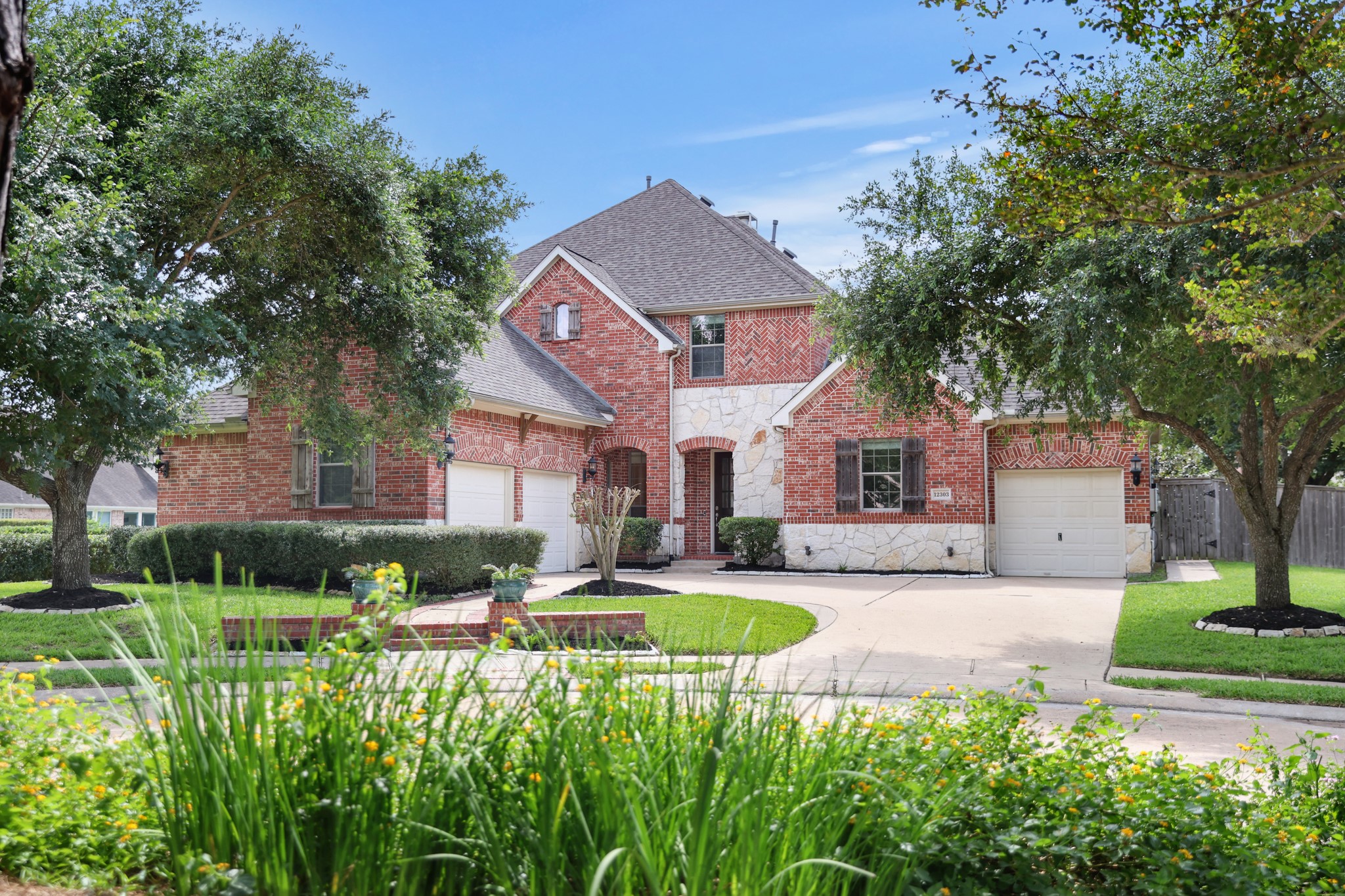 A Cypress, Texas neighborhood