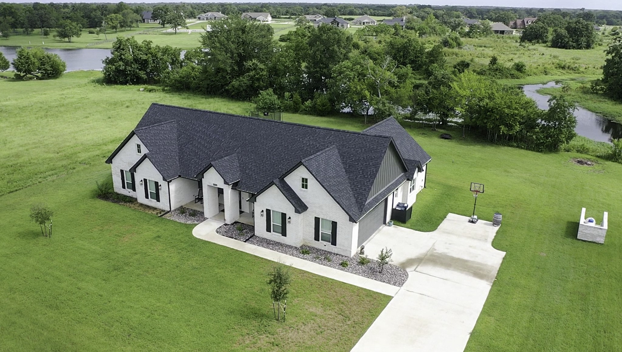 A home in Grimes County, Texas
